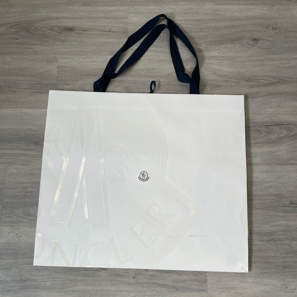 Moncler XL Paper Bag